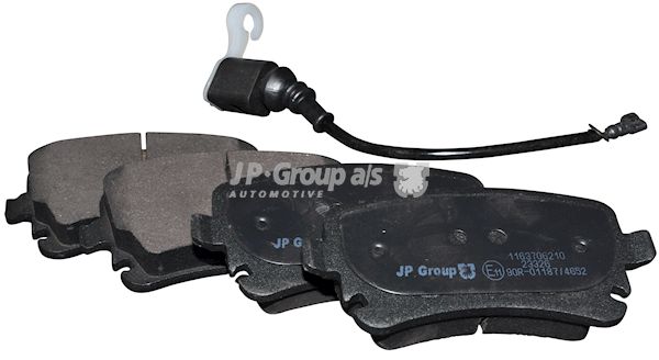 JP GROUP Комплект тормозных колодок, дисковый тормоз 1163706210